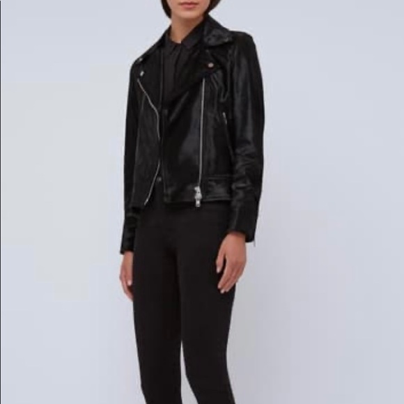 BLDWN Flint leather calf hair jacket - Picture 2 of 14